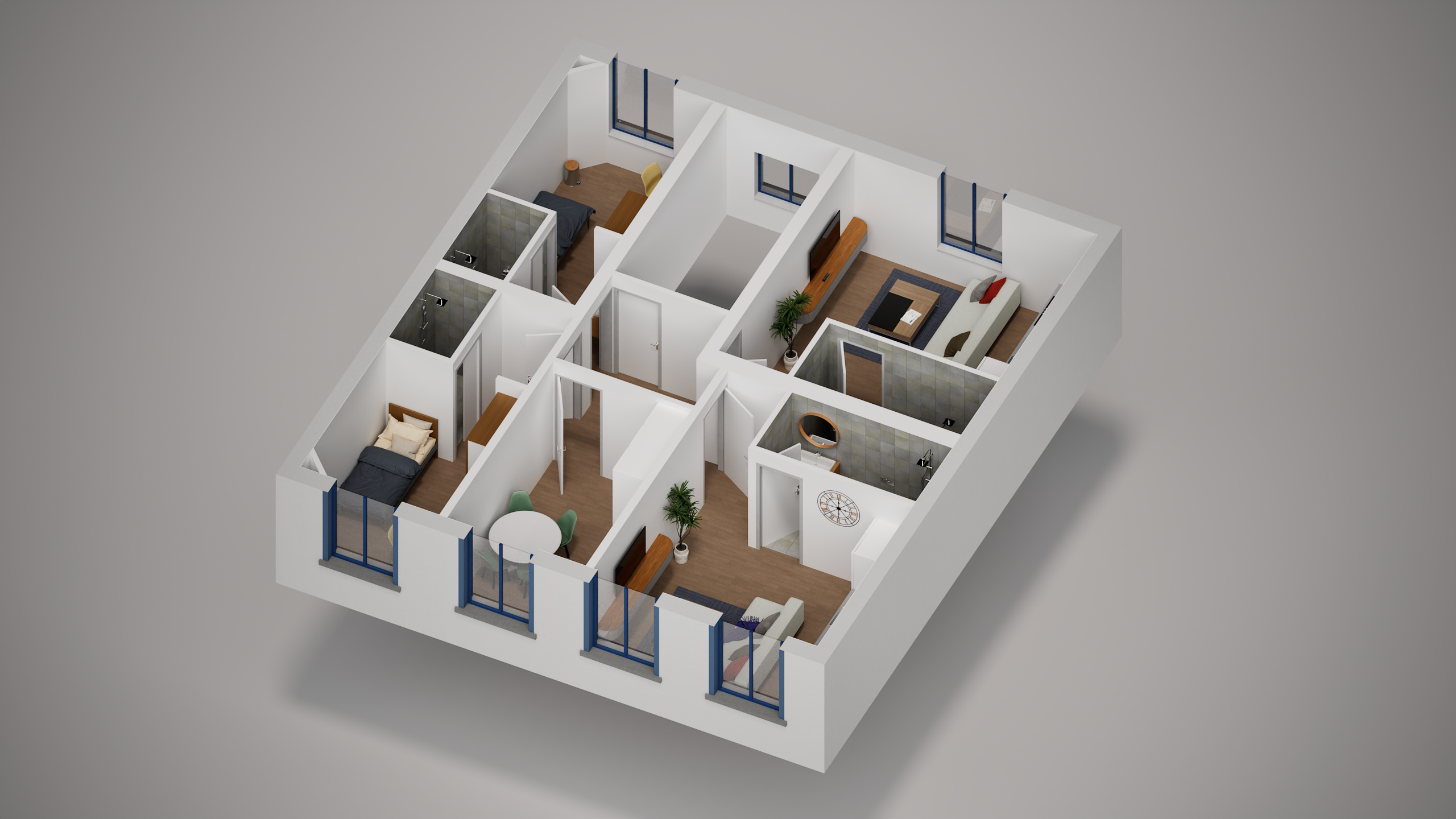 Appartement studio - Schaerbeek